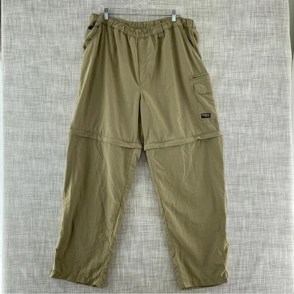 Guide Series Men's Size 42 Waist Packable Convertible pants shorts *Flaw 2799